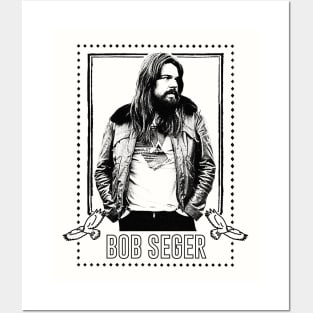 Bob Seger  // Vintage Style Fan Art Design Posters and Art